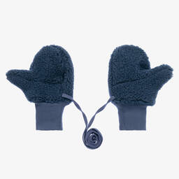 Jamiks-Синие флисовые рукавицы из овчины | Childrensalon Outlet