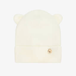 Jamiks-Кремовая бамбуковая вязаная шапка для мальчиков | Childrensalon Outlet