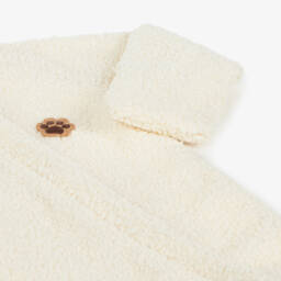 Jamiks-Boys Ivory Fleece Pramsuit | Childrensalon Outlet