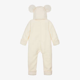 Jamiks-Boys Ivory Fleece Pramsuit | Childrensalon Outlet