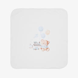 Jamiks-Boys Soft White Bear Blanket | Childrensalon Outlet