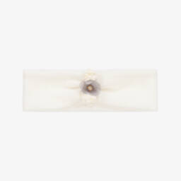 Jamiks-Girls Cream Floral Hairband | Childrensalon Outlet