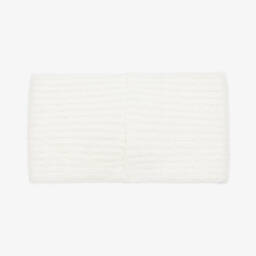 Jamiks-Girls Cream Fluffy Knit Headband | Childrensalon Outlet