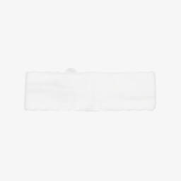 Jamiks-Girls Darling White Knit Hairband | Childrensalon Outlet