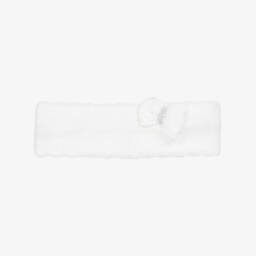 Jamiks-Girls Darling White Knit Hairband | Childrensalon Outlet
