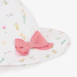 Jamiks-Girls' Delicate White Blossom Sun Hat | Childrensalon Outlet