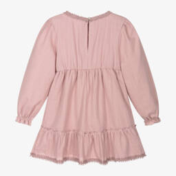 Jamiks-Girls Dusky Pink Cotton Dress | Childrensalon Outlet