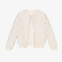 Jamiks-Girls Elegant Ivory Jacket Set | Childrensalon Outlet
