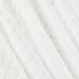 جاميكس-فستان قطن دانتيل أبيض أنيق للبنات | Childrensalon Outlet