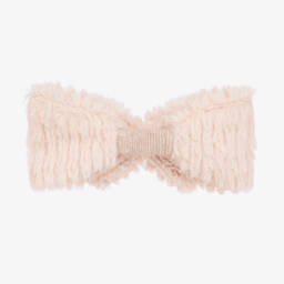 Jamiks-Girls Fluffy Pink Bow Hairband | Childrensalon Outlet
