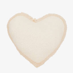 Jamiks-Girls Ivory Bouclé Cushion | Childrensalon Outlet