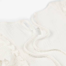 Jamiks-Girls Ivory Cotton Beach Skirt Set | Childrensalon Outlet