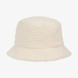 Jamiks-Girls Ivory Fleece-Lined Bucket Hat | Childrensalon Outlet