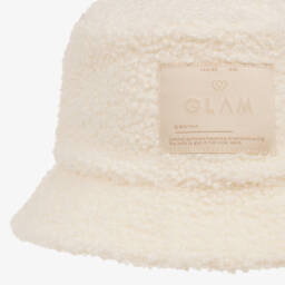 Jamiks-Girls Ivory Fleece-Lined Bucket Hat | Childrensalon Outlet
