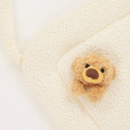 Jamiks-Girls Ivory Fleece Teddy Nest | Childrensalon Outlet