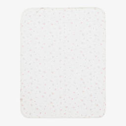 Jamiks-Girls Ivory Floral Cotton Swaddle (99cm) | Childrensalon Outlet