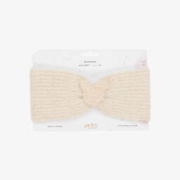 Jamiks-Girls Ivory Fluffy Bear Headband | Childrensalon Outlet