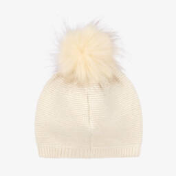 Jamiks-Girls Ivory Knit Hat and Snood | Childrensalon Outlet