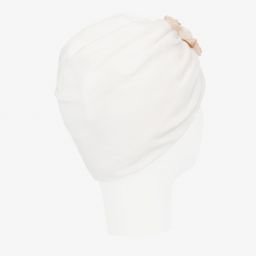 Jamiks-Girls Ivory Velour Turban | Childrensalon Outlet