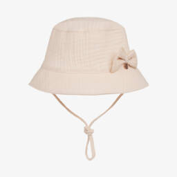 Jamiks-Girls Natural Organic Cotton Sunhat | Childrensalon Outlet