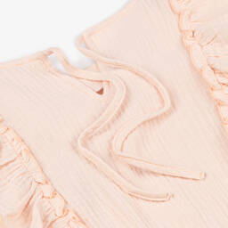 Jamiks-Girls Pink Cotton Beach Skirt Set | Childrensalon Outlet