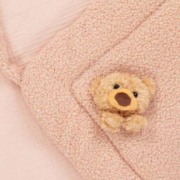 Jamiks-Girls Pink Fleece Teddy Wrap | Childrensalon Outlet