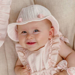 Jamiks-Розовая шапочка из органического хлопка | Childrensalon Outlet