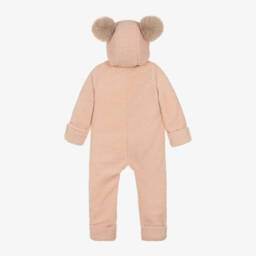 Jamiks-Girls Pink Sherpa Pramsuit | Childrensalon Outlet