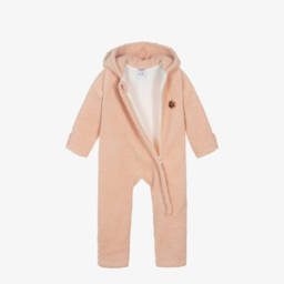 Jamiks-Girls Pink Sherpa Pramsuit | Childrensalon Outlet