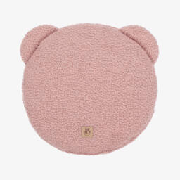 Jamiks-Girls Pink Teddy Bouclé Cushion | Childrensalon Outlet