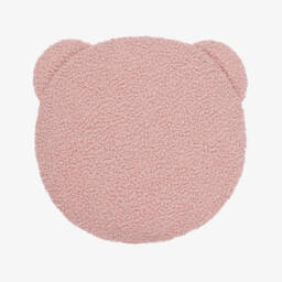 Jamiks-Girls Pink Teddy Bouclé Cushion | Childrensalon Outlet