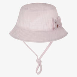 Jamiks-Girls Purple Organic Cotton Sun Hat | Childrensalon Outlet