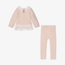 Jamiks-Girls Rose Lace Accent Ensemble | Childrensalon Outlet