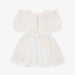 Jamiks-Платье из мягкого кремового тюля для девочек | Childrensalon Outlet