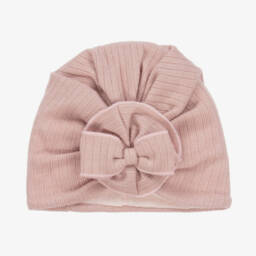 Jamiks-Girls Soft Pink Bow Hat | Childrensalon Outlet