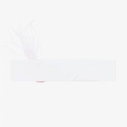 Jamiks-Белая повязка на голову с розовым цветком | Childrensalon Outlet