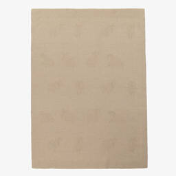 Jamiks-بطانية مزيج قطن لون رمادي وبيج (90 سم) | Childrensalon Outlet