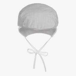 جاميكس-كاب قطن عضوي تويل لون رمادي للأطفال | Childrensalon Outlet