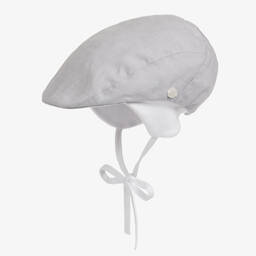 جاميكس-كاب قطن عضوي تويل لون رمادي للأطفال | Childrensalon Outlet