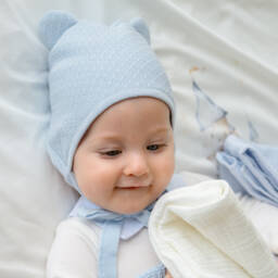 Jamiks-Шапка из бамбука небесного цвета для мальчиков | Childrensalon Outlet