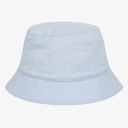Jamiks-Pale Blue Organic Cotton Bucket Hat | Childrensalon Outlet