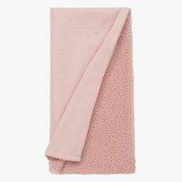 Jamiks-Розовое флисовое одеяло из шерпы для малышей (85см) | Childrensalon Outlet