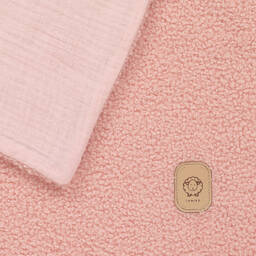 Jamiks-Розовое флисовое одеяло из шерпы для малышей (85см) | Childrensalon Outlet