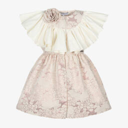 Jessie and James London-Girls Blush Blossom Jacquard Gown | Childrensalon Outlet