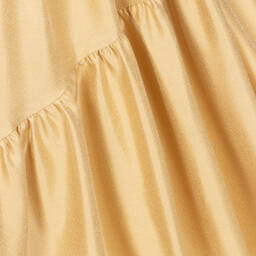 جيسي آند جيمس لندن-فستان بطبقات لون ذهبي | Childrensalon Outlet