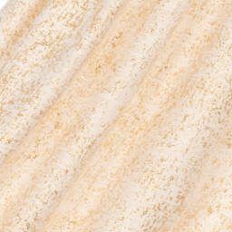 جيسي آند جيمس لندن-فستان براق قطن لون عاجي وذهبي | Childrensalon Outlet