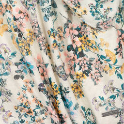 Jessie and James London-Girls Ivory Floral Jacquard Dress | Childrensalon Outlet