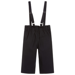Jessie and James London-Girls Navy Blue Wide Trousers | Childrensalon Outlet