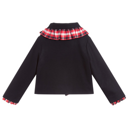 Jessie and James London-Girls Navy Blue Wool Jacket | Childrensalon Outlet