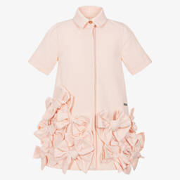 Jessie and James London-فستان بناتي بأكمام قصيرة وربطة بلون الباستيل | Childrensalon Outlet